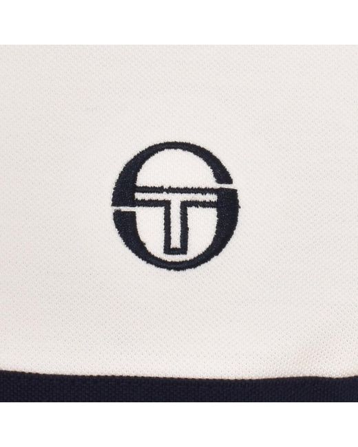 Sergio Tacchini White Supermac Polo T Shirt for men