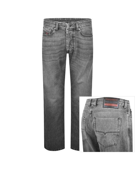 DIESEL Gray 1980 D-Eeper Jeans Mid Wash for men