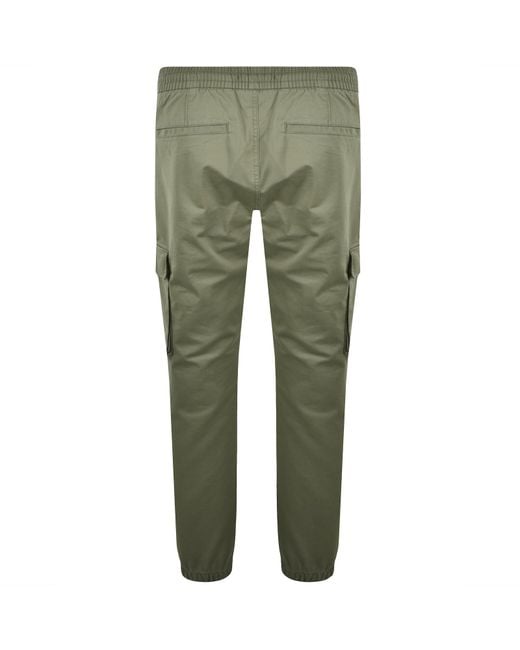 Calvin Klein Green Jeans Skinny Cargo Trousers for men