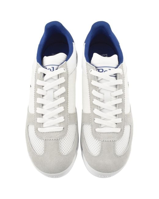 Ralph Lauren White Varick Trainers for men