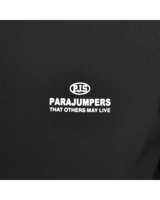 Parajumpers Black Trident Hooded Sweatshirt for men