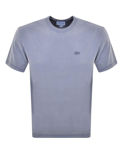 Lacoste Blue Crew Neck T Shirt for men