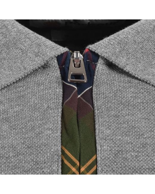 Barbour Gray Stately Polo T Shirt for men