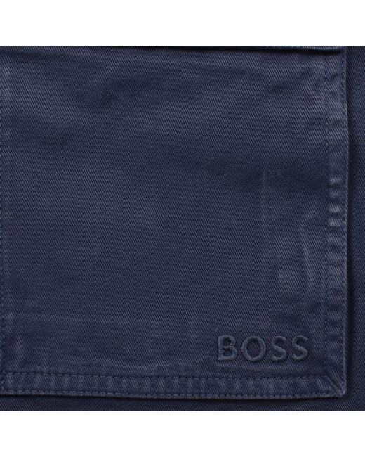 Boss Blue Boss Lovel Full Zip Overshirt for men