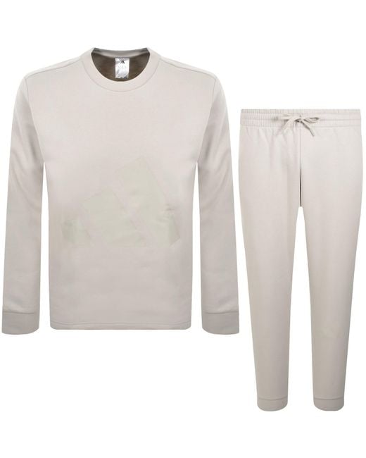 Adidas White Tracksuit for men