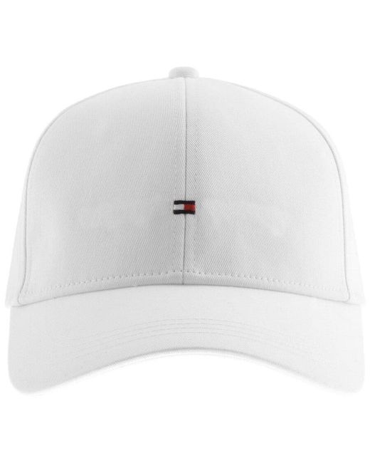 Tommy Hilfiger White Classic Baseball Cap for men