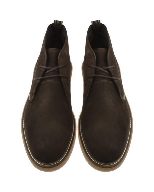 Barbour Brown Blaine Boots for men