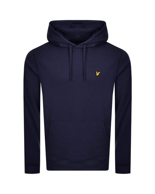 Lyle & Scott Blue Pullover Hoodie for men