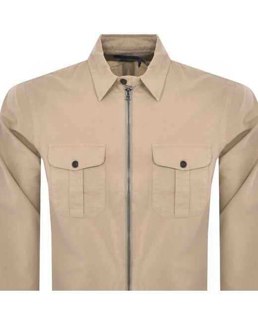 Ralph Lauren Natural Custom Fit Overshirt for men