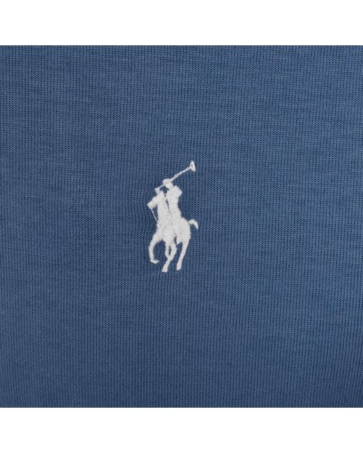 Ralph Lauren Blue Quarter Zip Sweatshirt for men