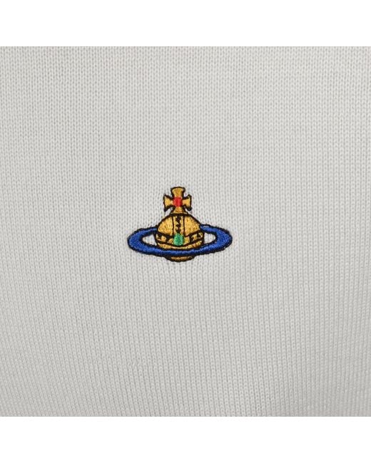 Vivienne Westwood Gray Merino Wool Polo for men