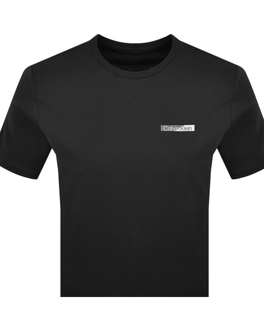 Calvin Klein Black Graphic Logo T Shirt for men