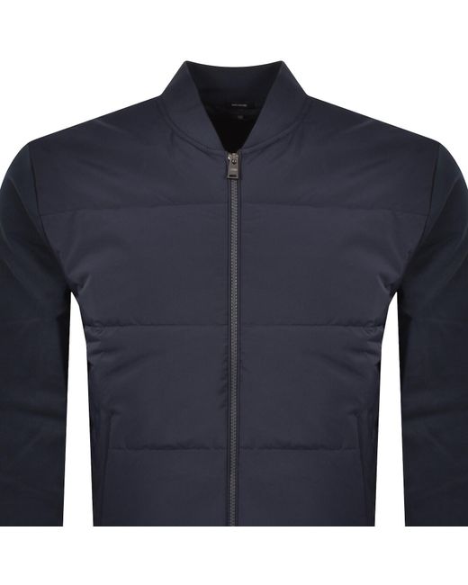 BOSS BUSINESS Blue Boss H Skiles 100 Jacket Dark for men