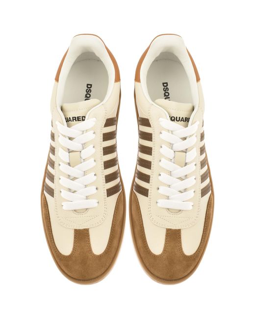 DSquared² Natural Boxer Trainers for men