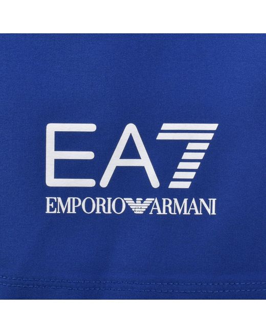 EA7 Blue Emporio Armani Shorts for men