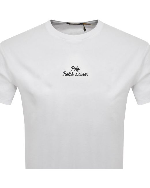 Ralph Lauren White Classic Fit T Shirt for men