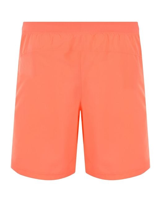 Under Armour Orange Launch 7 Shorts for men