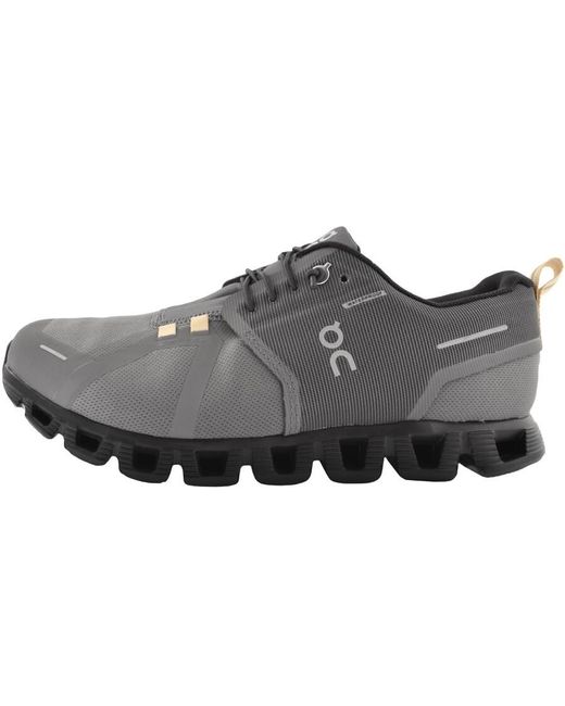 On Shoes Gray Cloud 5 Waterproof Trainers for men