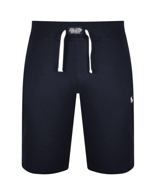 Ralph Lauren Blue Jersey Shorts for men