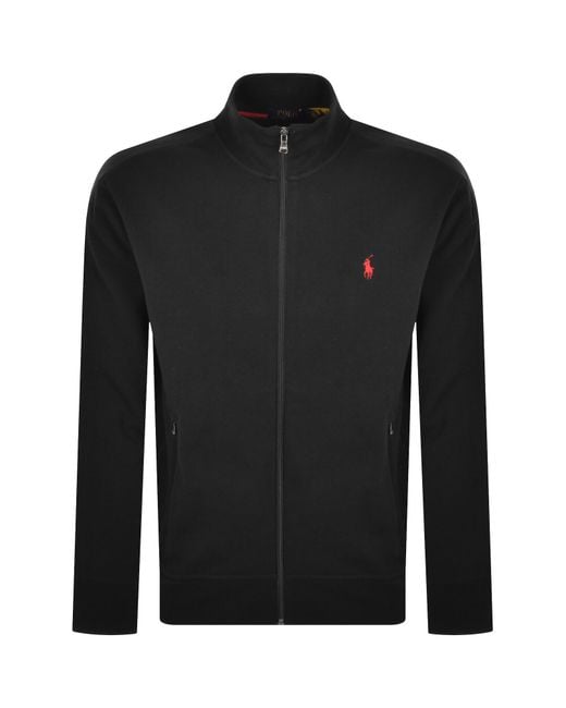Ralph Lauren Black Full Zip Sweatshirt for men