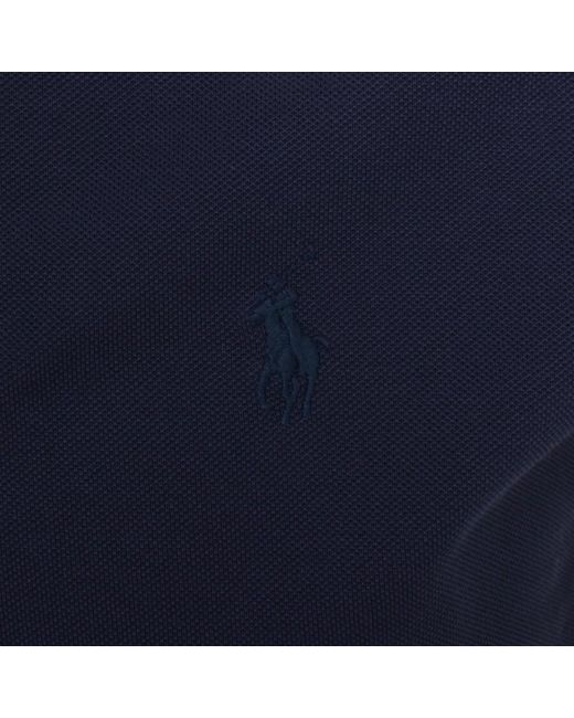 Ralph Lauren Blue Slim Fit Polo T Shirt for men