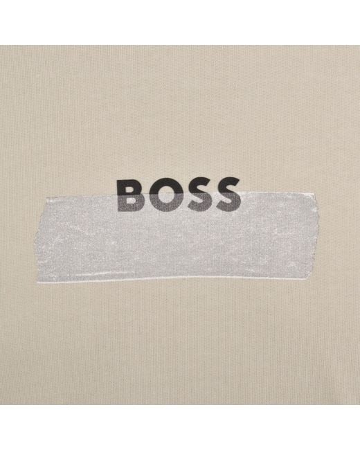Boss Natural Boss We Logotape Sweatshirt for men