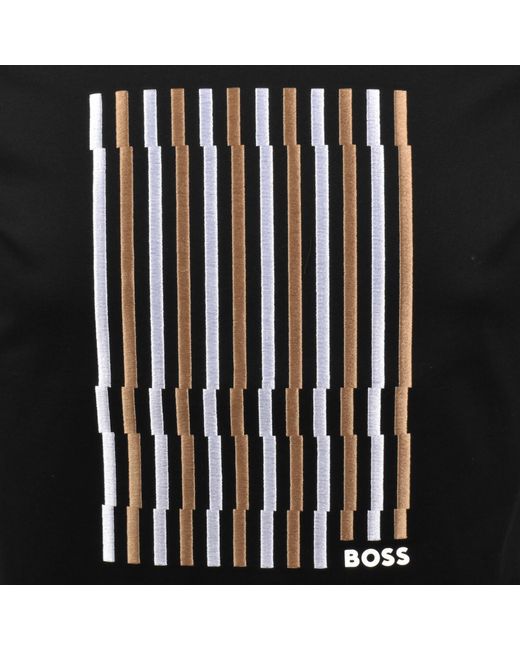 BOSS BUSINESS Black Boss Thompson 41 T Shirt for men