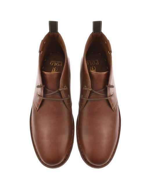Ralph Lauren Brown Chukka Boots for men