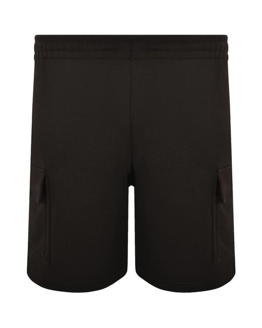 Lacoste Black Cargo Shorts for men