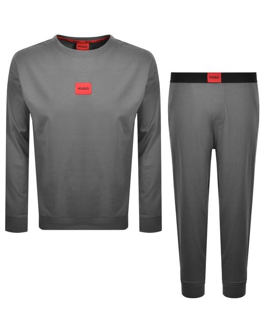 HUGO Gray Galaxy Lounge Set for men
