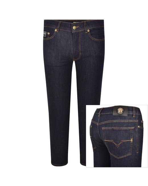 Versace Jeans Blue Couture Skinny Fit Jeans for men