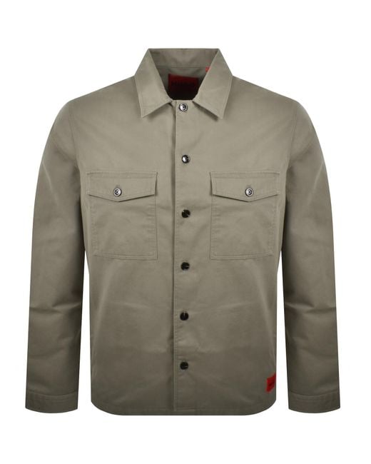 HUGO Green Enalu Overshirt Jacket for men
