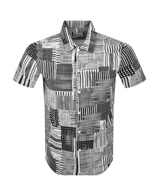 Farah Gray Farah Chiltern Print Shirt for men