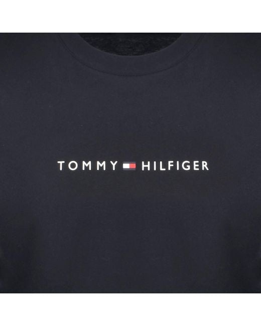 Tommy Hilfiger Blue Logo T Shirt for men