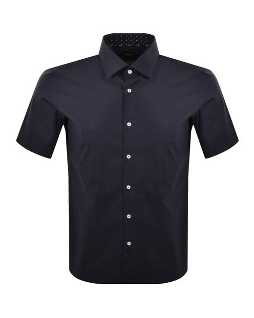 BOSS BUSINESS Blue Boss H Joe Kent Shirt for men