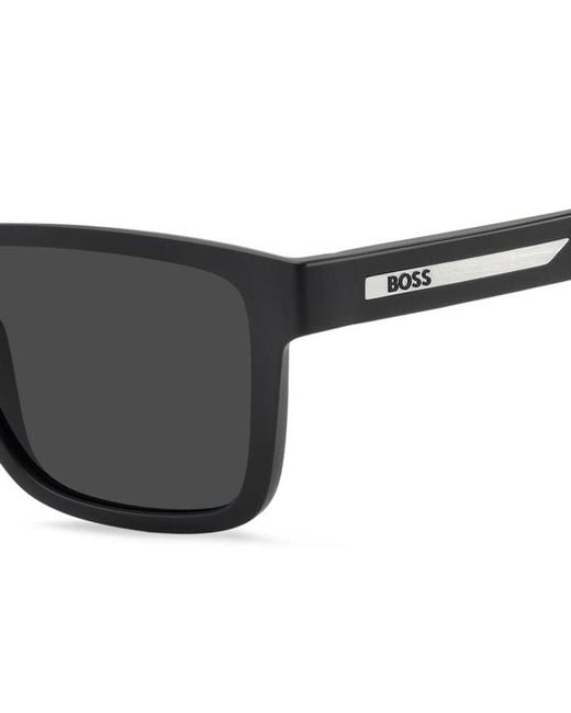 BOSS BUSINESS Black Boss 1907 Sunglasses for men