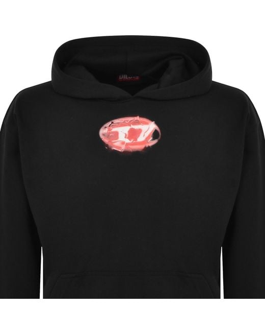 DIESEL Black Boxt K3 Hoodie for men