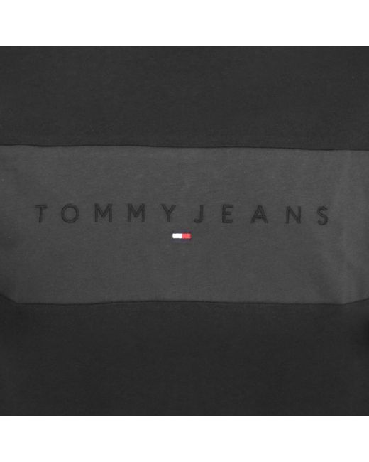 Tommy Hilfiger Black Logo T Shirt for men