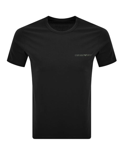 Armani Green Emporio 2 Pack T Shirts for men