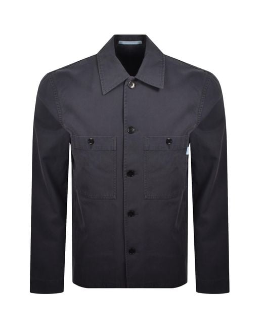 Norse Projects Blue Standard Twill Overshirt for men