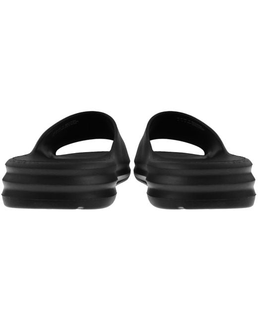 EA7 Black Emporio Armani Beach Sliders for men