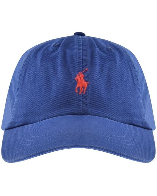 Ralph Lauren Blue Classic Baseball Cap for men