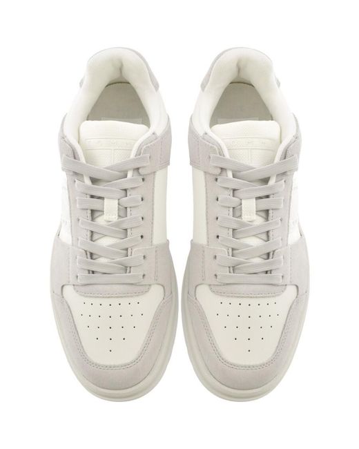 Tommy Hilfiger White Brooklyn Suede Trainers for men