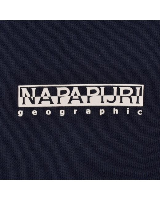 Napapijri Blue Badge Sweatshirt for men