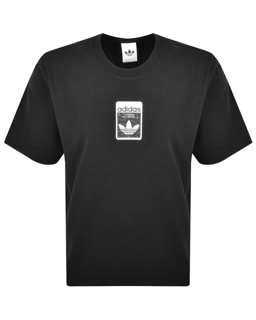 Adidas Originals Black Leo T Shirt for men