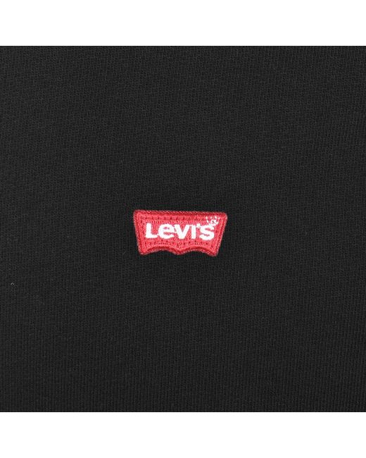 Levi's Black Original Crew Neck Sweatshirt for men