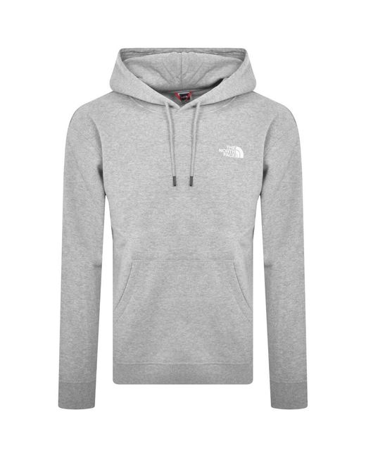 The North Face Gray Essential Hoodie for men