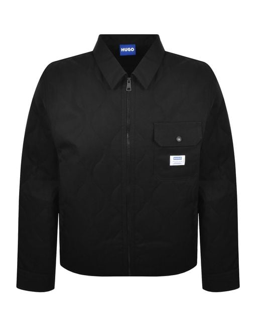 HUGO Black Ebey Overshirt for men