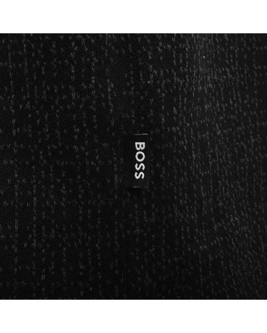 BOSS BUSINESS Black Boss Thompson 181 T Shirt for men