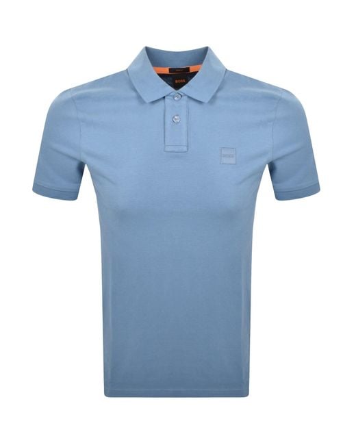 Boss Blue Boss Slim Fit Passenger Polo T Shirt for men